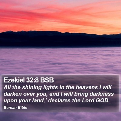 Ezekiel 32:8 BSB Bible Verse Image