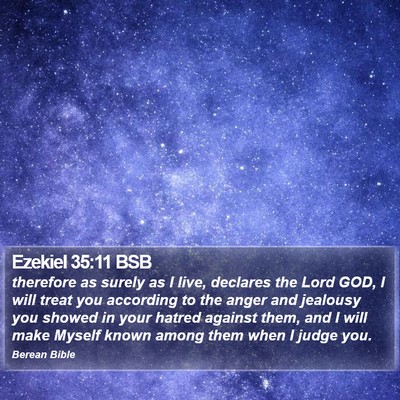 Ezekiel 35:11 BSB Bible Verse Image