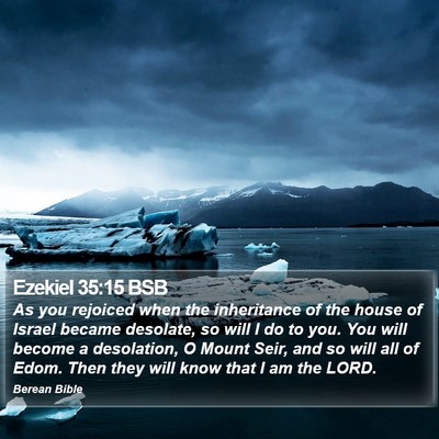 Ezekiel 35:15 BSB Bible Verse Image
