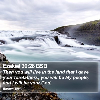 Ezekiel 36:28 BSB Bible Verse Image