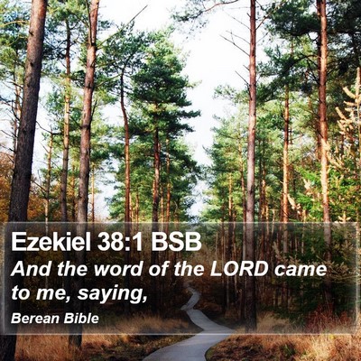 Ezekiel 38:1 BSB Bible Verse Image