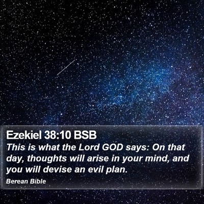 Ezekiel 38:10 BSB Bible Verse Image