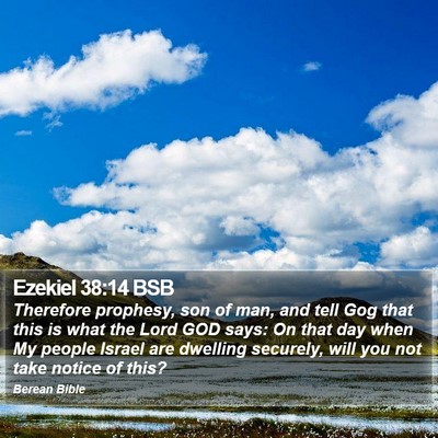 Ezekiel 38:14 BSB Bible Verse Image
