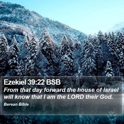 Ezekiel 39:22 BSB Bible Verse Image