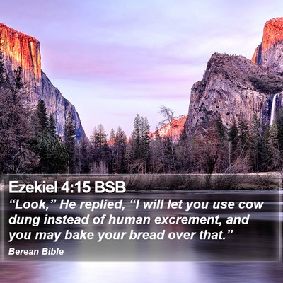 Ezekiel 4:15 BSB Bible Verse Image