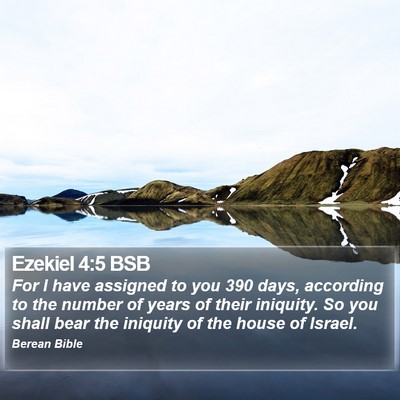Ezekiel 4:5 BSB Bible Verse Image