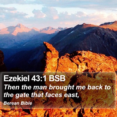 Ezekiel 43:1 BSB Bible Verse Image