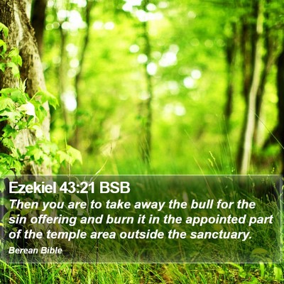Ezekiel 43:21 BSB Bible Verse Image