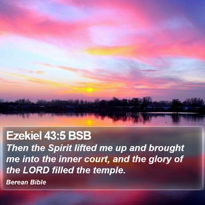 Ezekiel 43:5 BSB Bible Verse Image