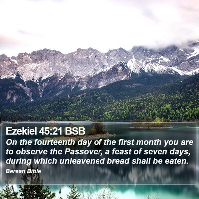 Ezekiel 45:21 BSB Bible Verse Image