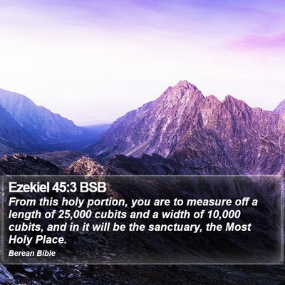 Ezekiel 45:3 BSB Bible Verse Image