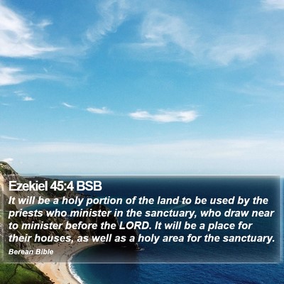 Ezekiel 45:4 BSB Bible Verse Image