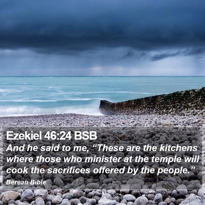 Ezekiel 46:24 BSB Bible Verse Image