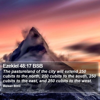 Ezekiel 48:17 BSB Bible Verse Image