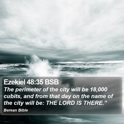 Ezekiel 48:35 BSB Bible Verse Image