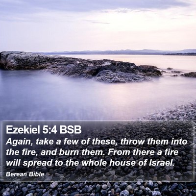 Ezekiel 5:4 BSB Bible Verse Image