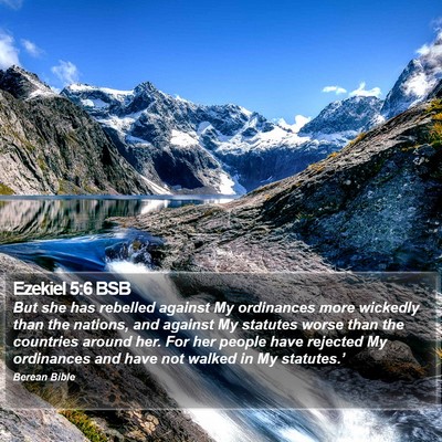 Ezekiel 5:6 BSB Bible Verse Image