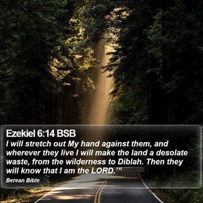 Ezekiel 6:14 BSB Bible Verse Image
