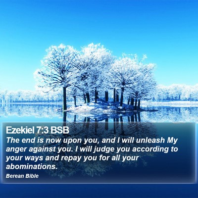 Ezekiel 7:3 BSB Bible Verse Image