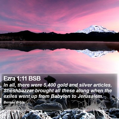 Ezra 1:11 BSB Bible Verse Image