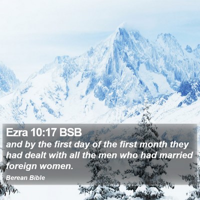 Ezra 10:17 BSB Bible Verse Image
