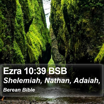 Ezra 10:39 BSB Bible Verse Image