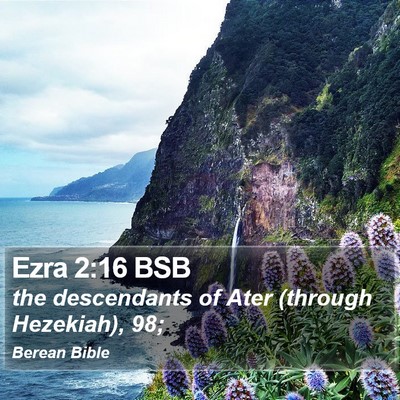 Ezra 2:16 BSB Bible Verse Image