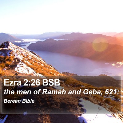 Ezra 2:26 BSB Bible Verse Image