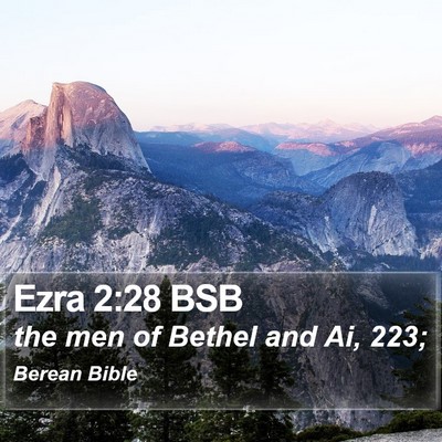 Ezra 2:28 BSB Bible Verse Image