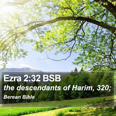Ezra 2:32 BSB Bible Verse Image