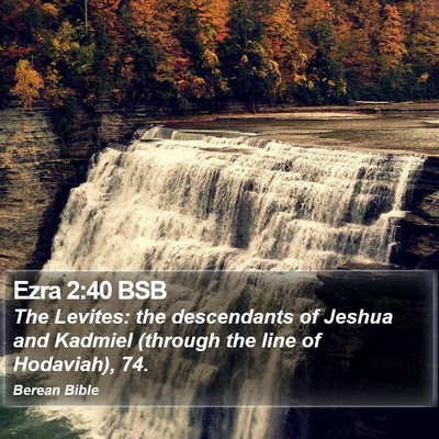 Ezra 2:40 BSB Bible Verse Image