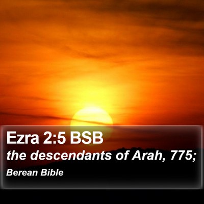 Ezra 2:5 BSB Bible Verse Image