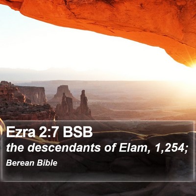 Ezra 2:7 BSB Bible Verse Image