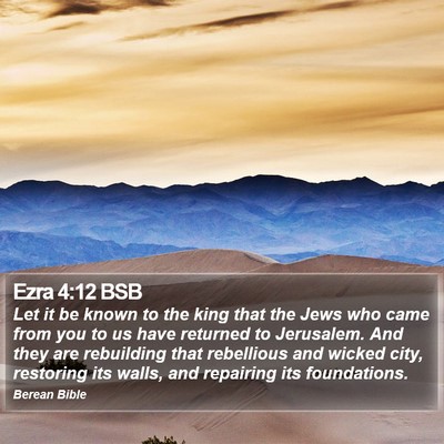 Ezra 4:12 BSB Bible Verse Image