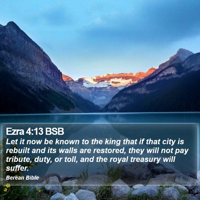 Ezra 4:13 BSB Bible Verse Image