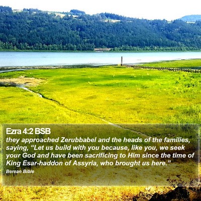 Ezra 4:2 BSB Bible Verse Image