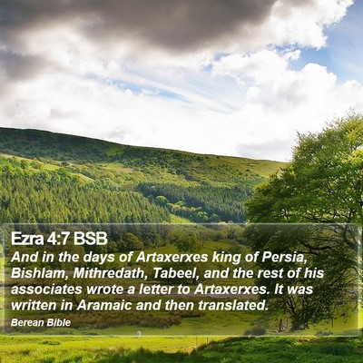 Ezra 4:7 BSB Bible Verse Image