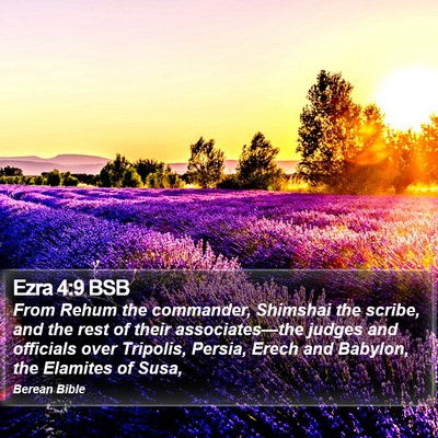 Ezra 4:9 BSB Bible Verse Image