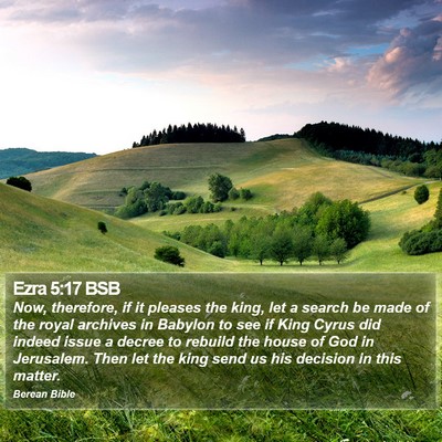 Ezra 5:17 BSB Bible Verse Image