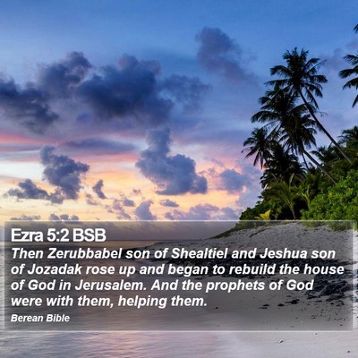 Ezra 5:2 BSB Bible Verse Image