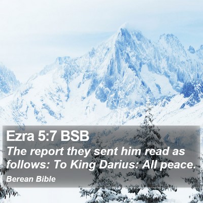 Ezra 5:7 BSB Bible Verse Image