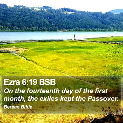 Ezra 6:19 BSB Bible Verse Image