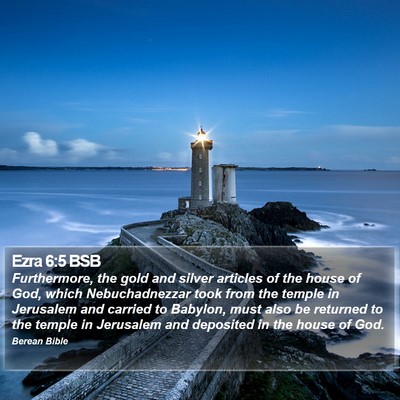 Ezra 6:5 BSB Bible Verse Image