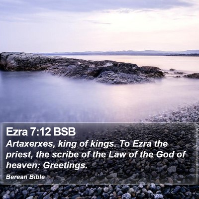 Ezra 7:12 BSB Bible Verse Image