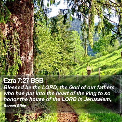 Ezra 7:27 BSB Bible Verse Image