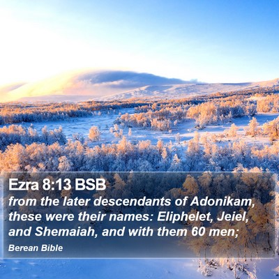 Ezra 8:13 BSB Bible Verse Image