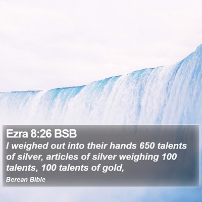 Ezra 8:26 BSB Bible Verse Image