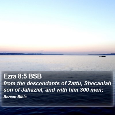 Ezra 8:5 BSB Bible Verse Image