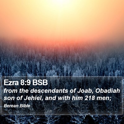 Ezra 8:9 BSB Bible Verse Image