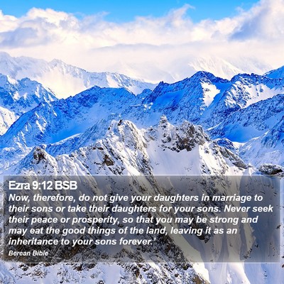 Ezra 9:12 BSB Bible Verse Image